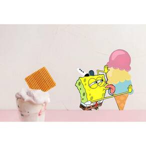Adesivo De Parede Bob Tomando Sorvete