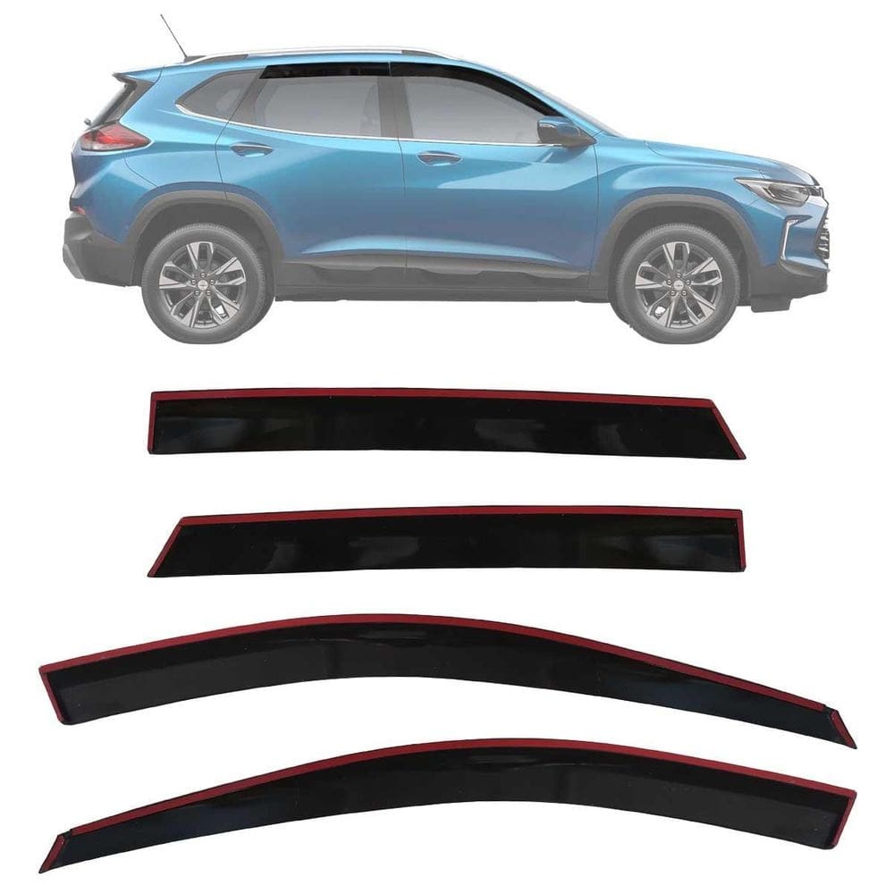 Calha de chuva gm tracker 4 portas