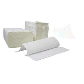 10.000 papel toalha interfolha branco 20x21cm 10pct