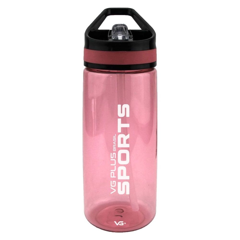 Garrafinha Squeeze Aerobic Plástico com Bico 650ml Academia Vg+ Rosa
