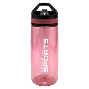 Garrafinha Squeeze Aerobic Plástico com Bico 650ml Academia Vg+ Rosa