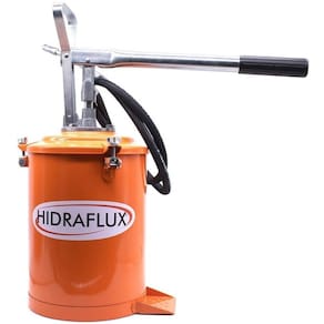 Bomba de graxa manual balde para 7 kg hidraflux 2050-g