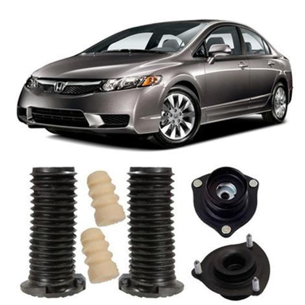 Par kit coxim dianteiro honda new civic 2008 2009 2010 2011