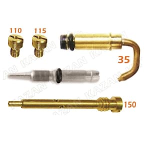 Kit giclagem gicle carburador 2e brosol santana 2.0 gasolina