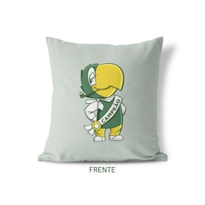 Capa para almofada stmhome velour 42 x 42 papagaio