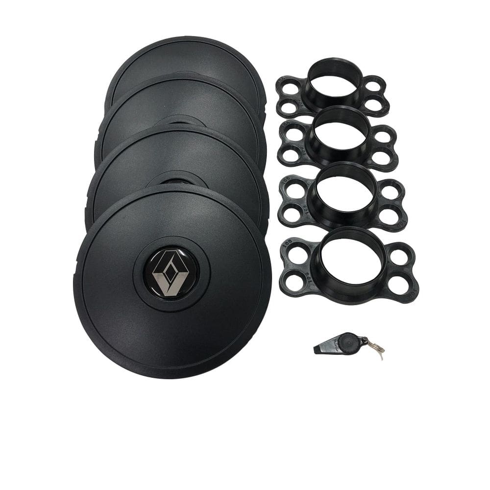 Calotas miollo renault logan aro 14 07/17 tradicional preto