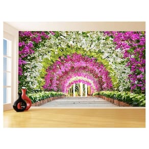 Papel De Parede 3D Estrada Caminho Paisagem 3,5M Nes142