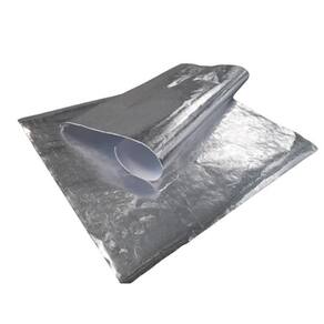 Papel laminado alumínio térmico delivery lanche 38x40 kit3un