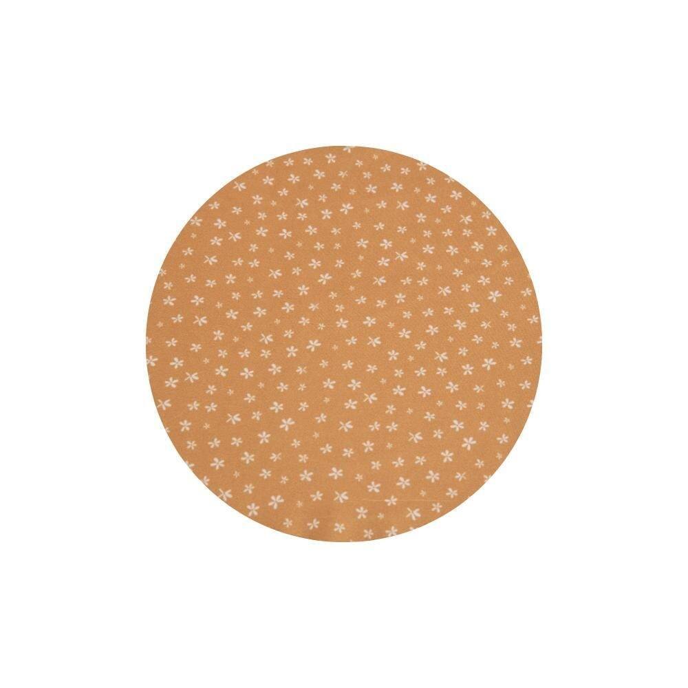 Capa Sousplat + Suporte Mdf Páscoa 100% Poliéster Mostarda