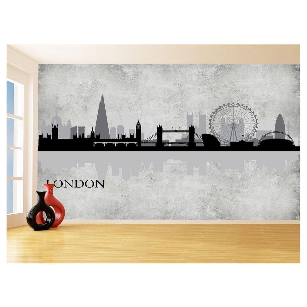 Papel De Parede 3D Cidade Londres Tower Bridge 3,5M Ncd258