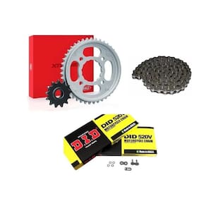 Kit relação vaz + corrente did daido com retentor cb 300