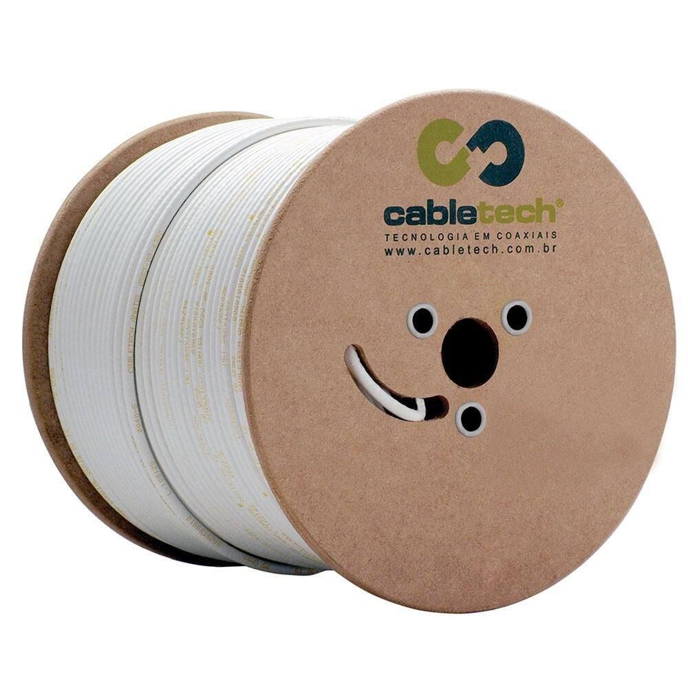 Cabo Coaxial Cabletech Rge-06 Tsnet Bco 305M 802216000T00Cb2