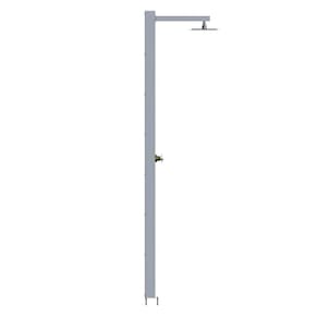 Ducha para Piscina Aço Inox 25x25 Cano 3/4 e Coluna SODRAMAR