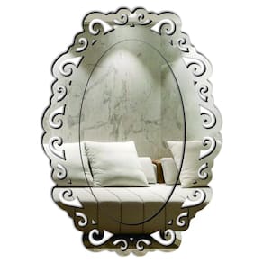 Espelho decorativo veneziano pegui 43x60 3804