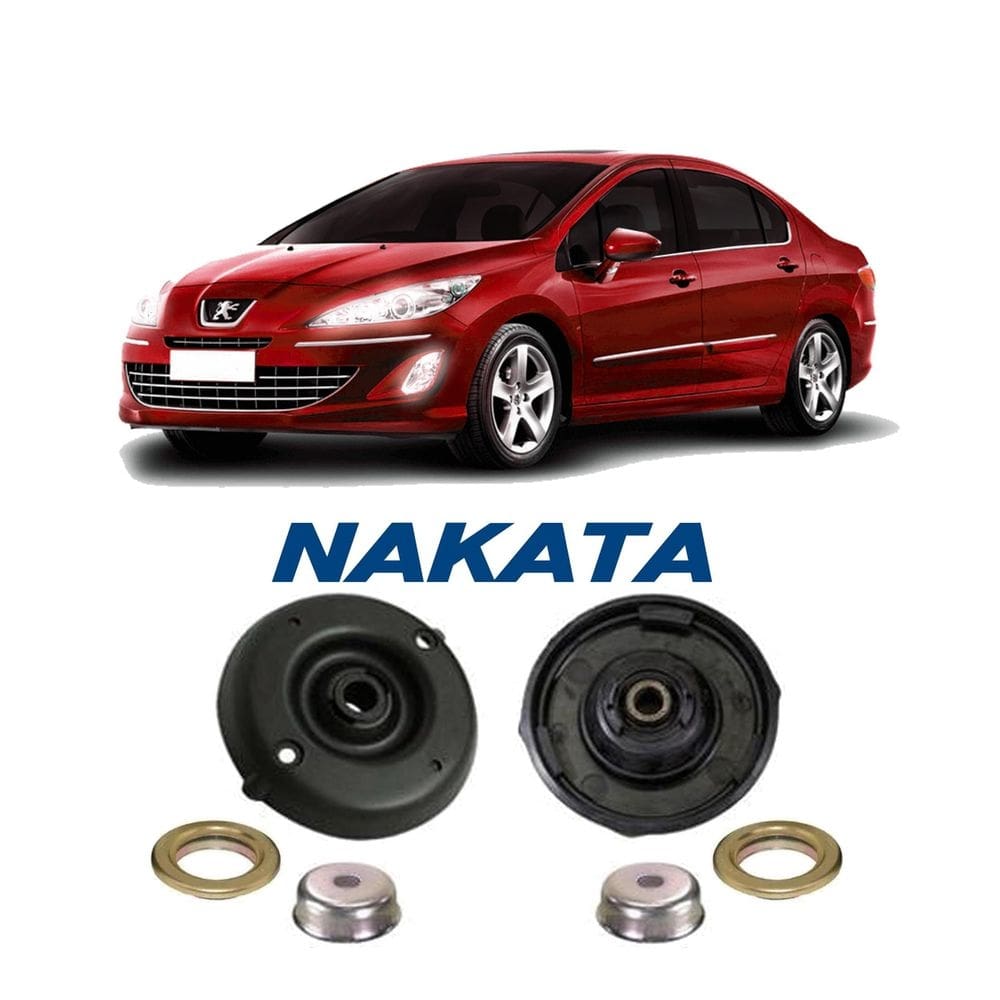 Kit coxim suspensão dianteira nakata peugeot 408 2010 a 2014