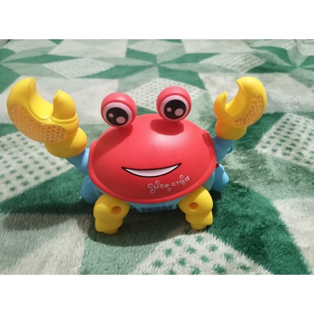 Top Brinquedo Caranguejo Musical Luz Infantil Que Anda