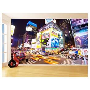 Papel De Parede 3D Cidade New York Broadway Ny 3,5M Ncd271