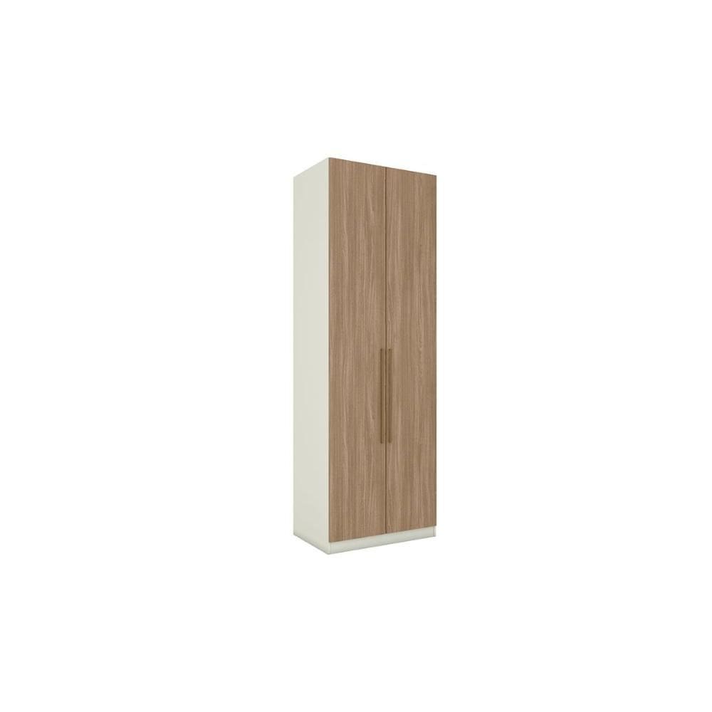 Modulado de Quarto Guarda Roupa c/ 2 Portas MC08 Seletto Areia/Jequitibá - Henn
