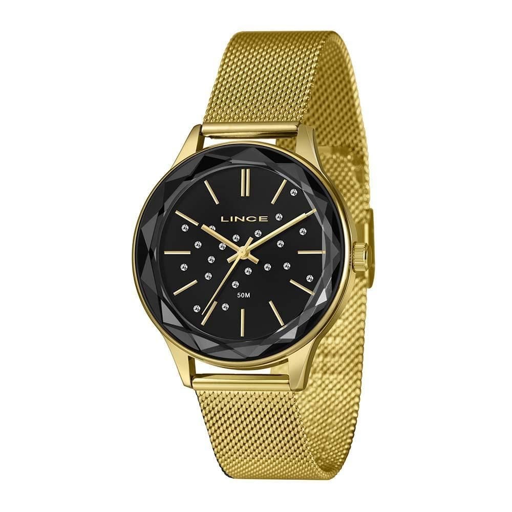 Relógio Lince LRG4782L40 P1KX Feminino Aço Dourado 5ATM