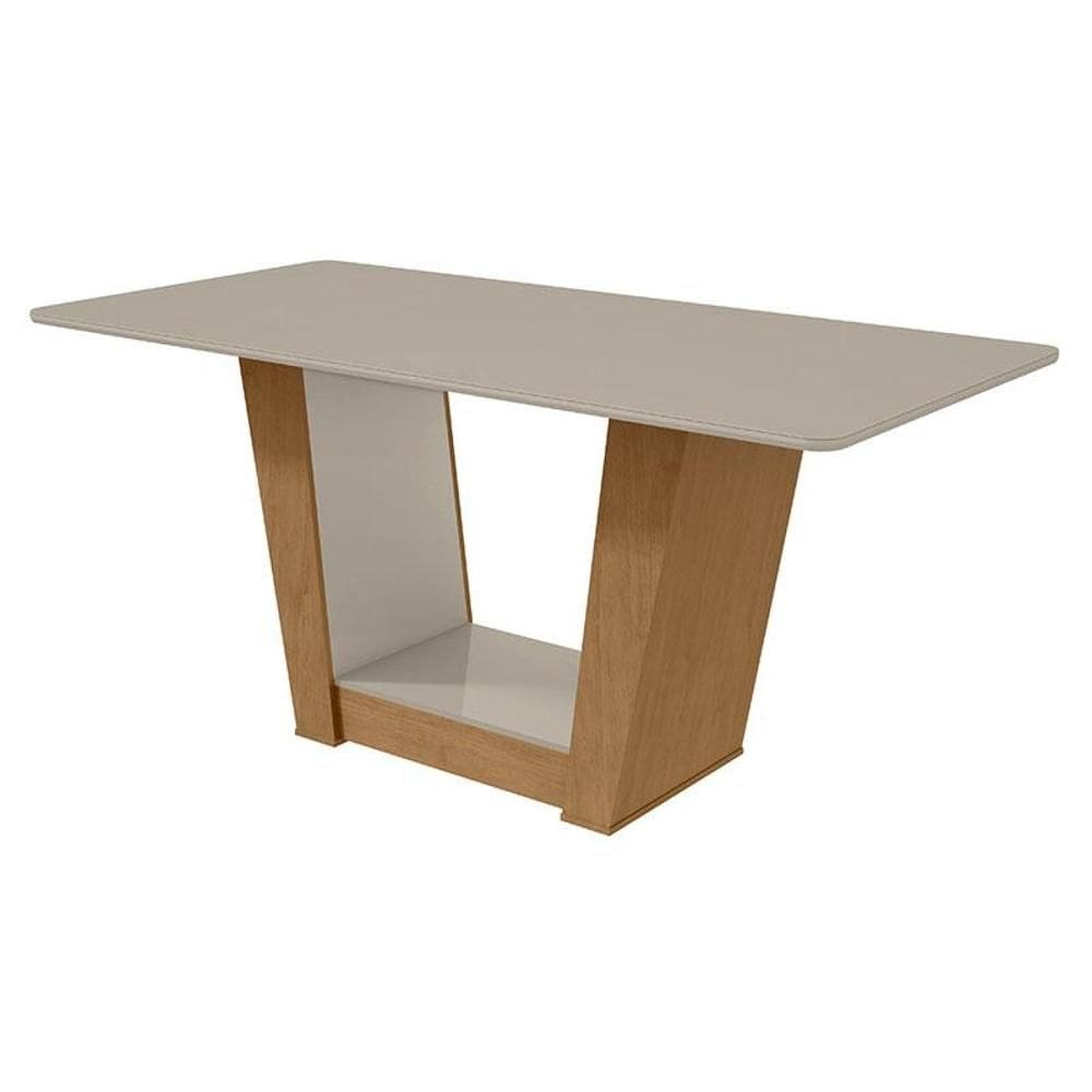 Mesa de Jantar Apogeu 170 cm Amêndoa Clean Off White – Lopas