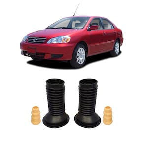 Par batente guarda pó dianteiro corolla 2002 2003 2004 2005