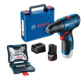 Parafusadeira furadeira bosch gsr120-li 12v 1 bat + acess