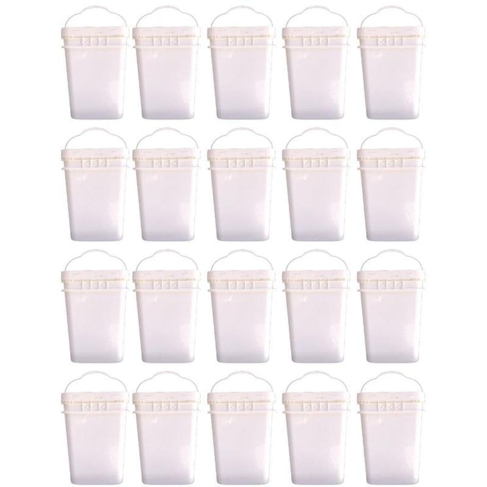 Balde retang 20lts para óleo diesel 20 pcs