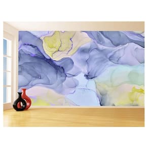 Papel De Parede 3D Estilo Marmore Tintas Cores 3,5M Mbr154