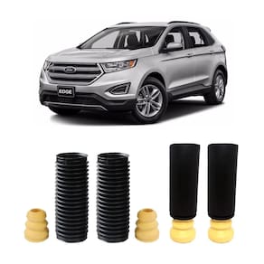 Kit 4 reparo batente dianteira traseira edge 2017 2018 2019