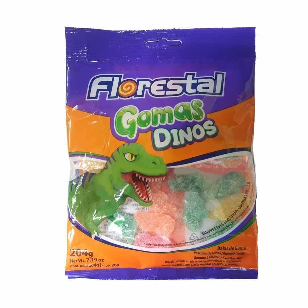 Kit bala de goma dinos 500gr c/01