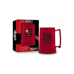 Caneca gel tri da america vermelha futebol mengao