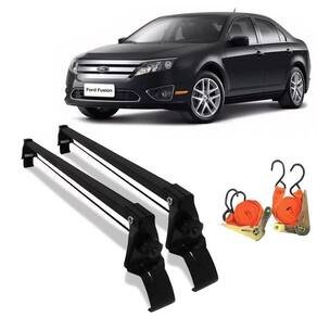 Rack de teto bagageiro ford fusion 2006 a 2010 e 2 cintas
