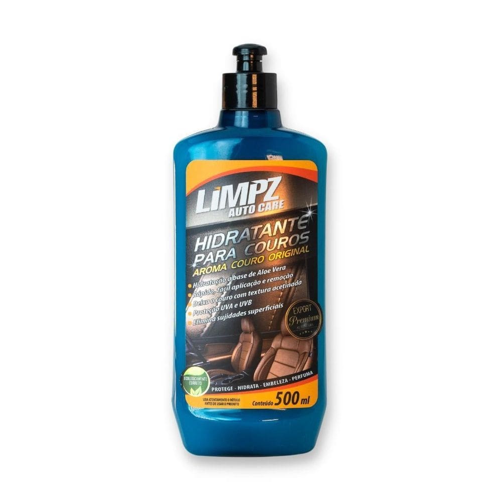 Hidratante de couro aroma couro limpz auto 500 ml