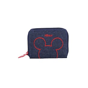 Necessaire Carteira Mickey Jeans Stripes Nc14616Mk