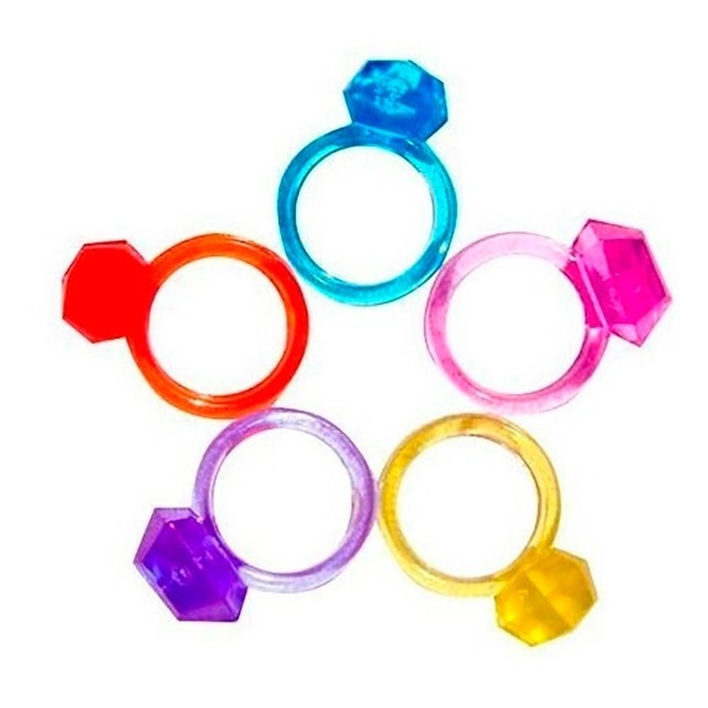 Lembrancinha 100 mini anel cristal menina aniversário