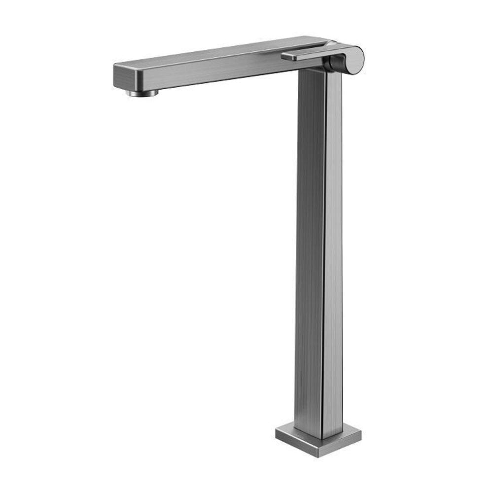 Torneira Lavatório De Mesa Bica Alta 90° Docolstillo Grafite