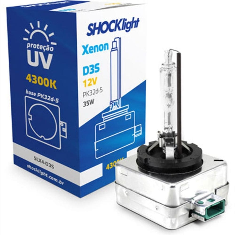 Lâmpada Xenon D3S 4300K 35W 12V - SLX4-D3S