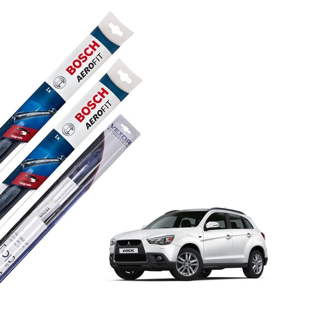 Limpador parabrisa dianteira e traseira mitsubishi asx