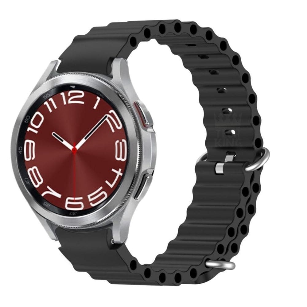 Pulseira Correa De Silicone Ondulada Para Watch6 Classic 43