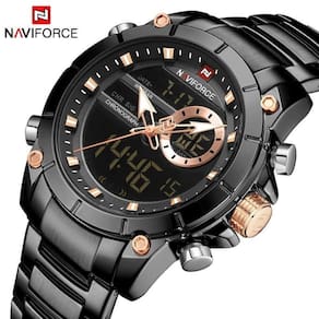 Relógio Masculino Naviforce 9163 Preto Digital Analógico