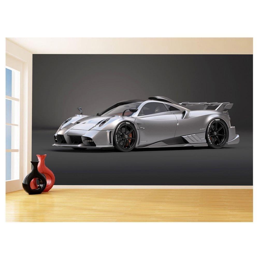 Papel De Parede Carro Pagani Zonda Huayra Rua 3,5M Car338