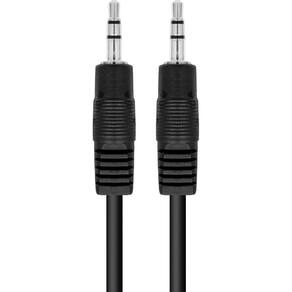 Cabo de áudio p2 x p2  3.5 stereo  1.5 metros 35s-15 - pc