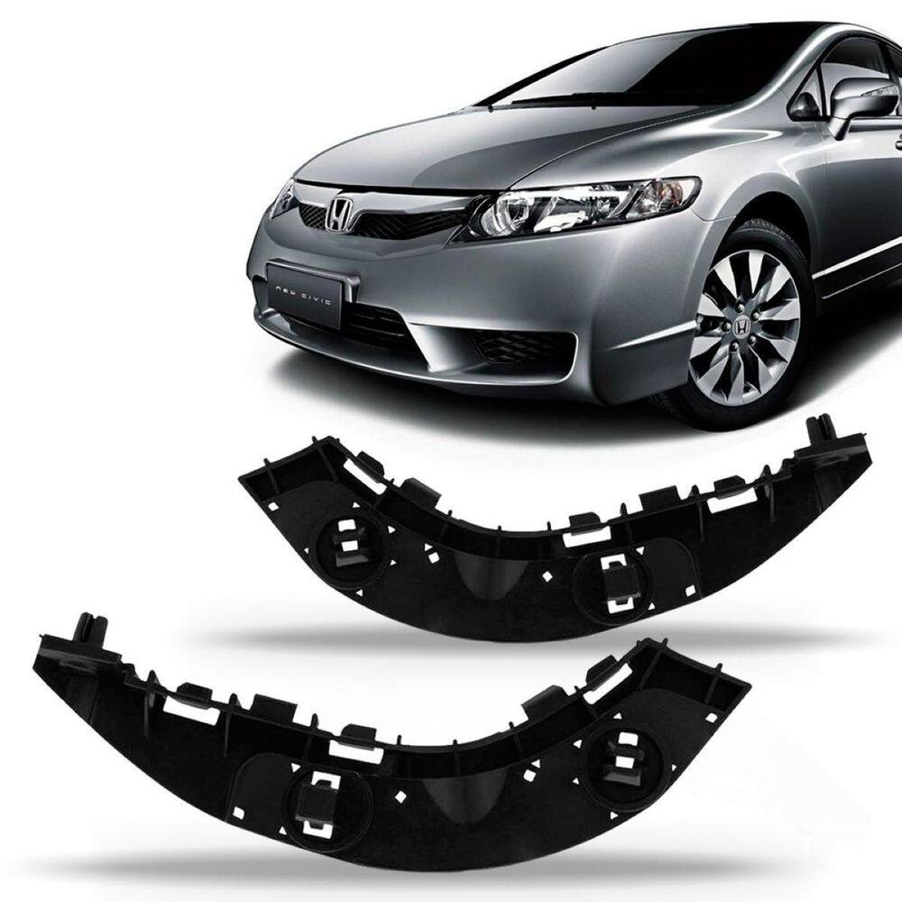 Guia suporte parachoque new civic 08 09 10 11 12 dianteiro