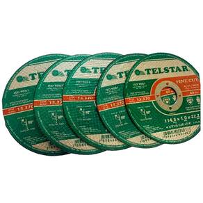 kit 10 Disco Corte Fine Cut Aço Inox 4 1/2 x1.0 x7/8 Telstar
