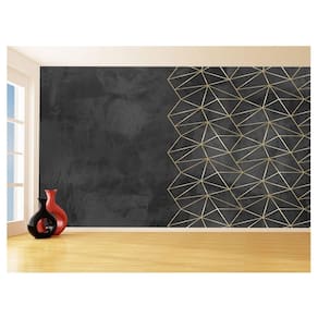 Papel De Parede 3D Concreto Queimado Risco Bege 3,5M Kkt145
