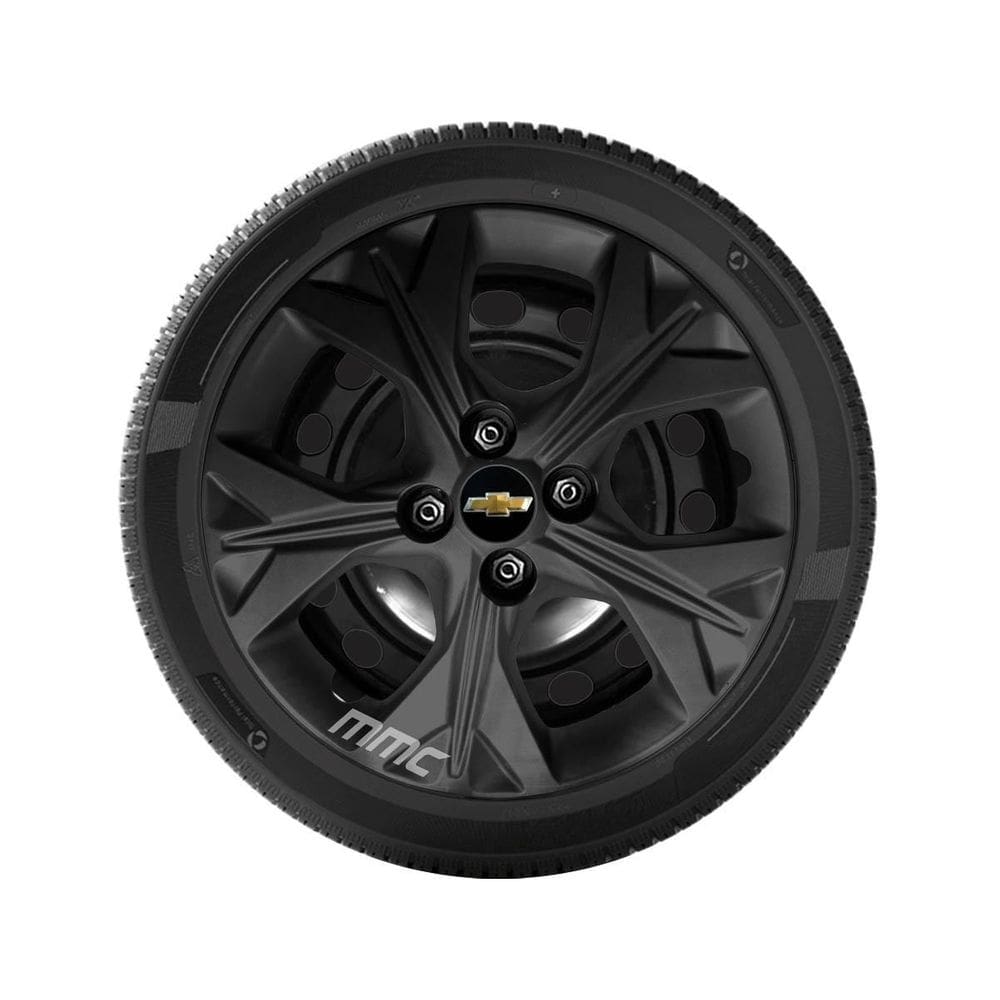 1Un Calota Onix 2021 22 23 24 2025 Aro 15 Preto Fosco 379Cp
