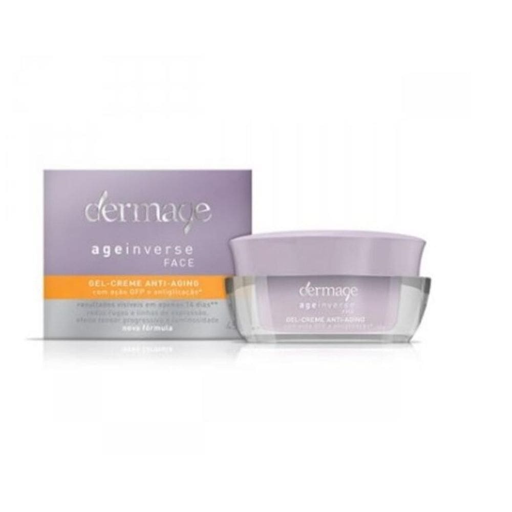 Gel Creme Anti Idade Age Inverse Peles Maduras Dermage 45G