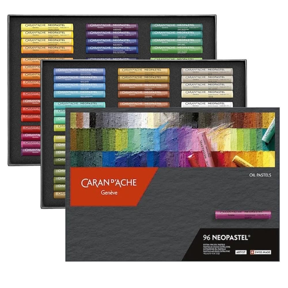 Giz Pastel Oleoso Caran D`Ache Neopastel 96 Cores