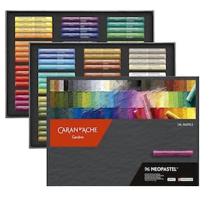 Giz Pastel Oleoso Caran D`Ache Neopastel 96 Cores