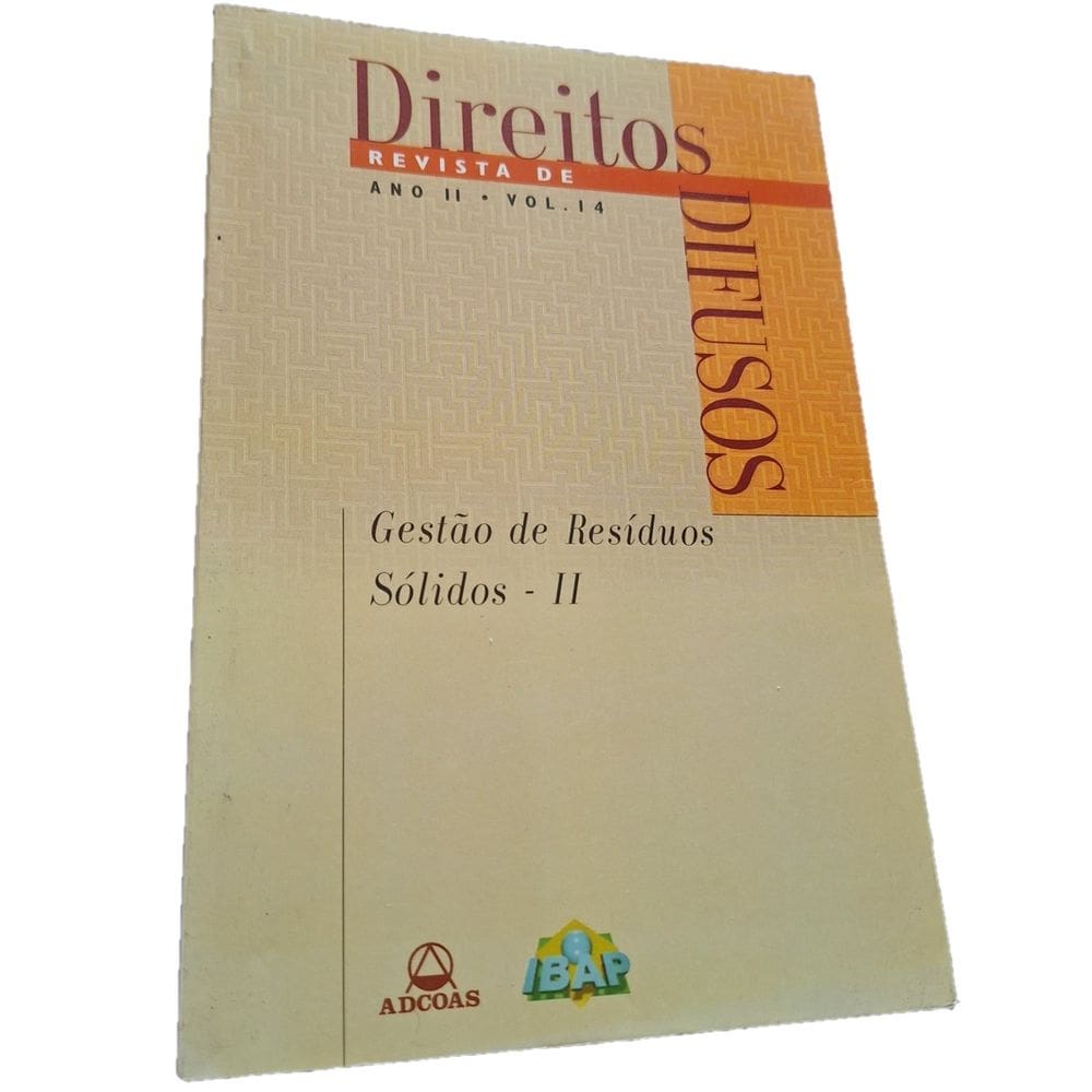 Revista de Direitos Difusos, Gestão Resíduos, Ano II, Vol.14